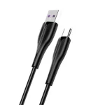 USAMS SJ376 Fast Charge 5A Type-C Datový Kabel 1m černá (6958444982984)