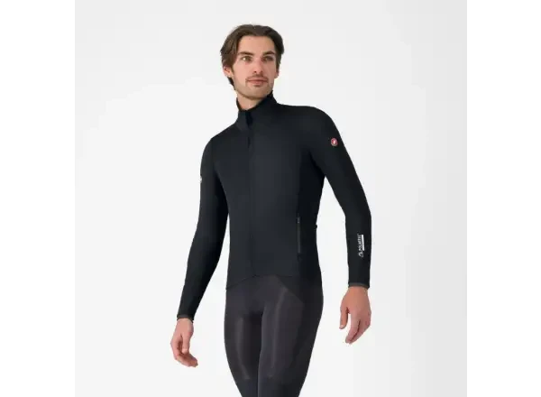 Castelli Alpha 150 Jacket pánská bunda Light Black/Black vel. XL