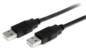StarTech USB-A (M) - USB-A (M) černá / Kabel / USB 2.0 / 2 m (USB2AA2M)