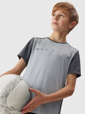 Chlapecké sportovní rychleschnoucí tričko 4F šedé