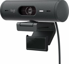 Logitech Brio 500 černá / Webkamera / FHD / 4x digitální zoom / duální mikrofon / USB-C (960-001422)