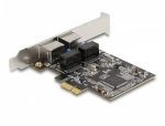 DeLock PCI Express x1 / Síťová karta / 2x Gigabit LAN RJ-45 / Realtek RTL8111H / pro IP kamery (88615)