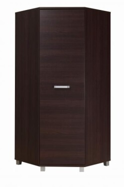 FRONTI Rohová šatní skříň MAXIMUS M34 kaštan wenge 6657