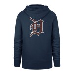 47 Brand Pánská mikina Detroit Tigers MLB Backer Burnside Hoodie Timber Blue Velikost: 2XL