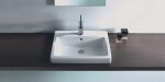 DURAVIT - Vero Umyvadlo zápustné 55x47x18 cm, s 1 otvorem pro baterii, s WonderGliss, alpská bílá 03155500001