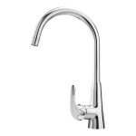 Baterie umyvadlová stojánková, chrom, otočné ramínko horní, BALLETTO