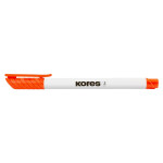 Popisovač na bílé tabule KORES K-Marker Whiteboard tenký oranžový