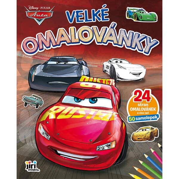 Cars omalovánky a samolepky Cars omalovánky a samolepky