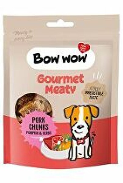 Bow wow poch. Masíčka s vepřovým,dýní a bylinkami 60g