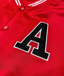 Červená pánská baseballová mikina model 18406757 J.STYLE Barva: odcienie czerwieni, Velikost: