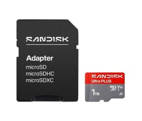 Sandisk Ultra PLUS micro SDXC karta 1TB UHS-I, V10, U1, C10, (200MB/s) EDF_493843