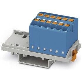 Phoenix Contact 3273024 blok rozvaděče 28.6 mm pružinová svorka modrá 8 ks