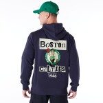 New Era Pánská mikina Boston Celtics NBA Newspaper Script Hoodie Velikost: L
