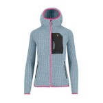 KARPOS Rocchetta Evo Hoodie W Fleece, Forget/Black velikost: S