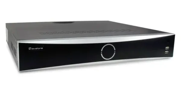 LevelOne NVR-0411 / NVR rekordér / 32 kanálů / do 12 Mpix / 4x HDD / 16x PoE / HDMI (NVR-0411)