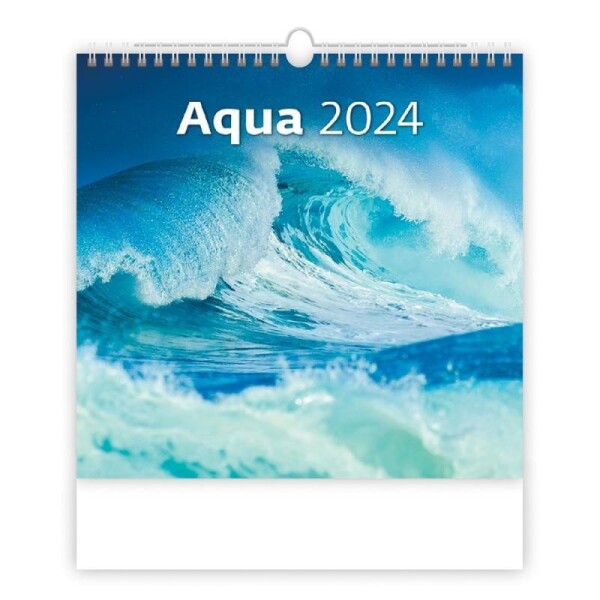 Kalendář nástěnný 2024 - Aqua