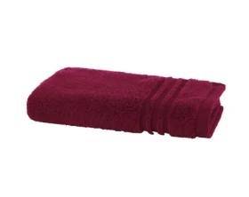 Froté ručník pro hosty Kira 30x50 cm, bordeaux