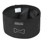 I LOVE PETS Cestovní miska černá / Miska pro psy / 20 cm (8592644147620)