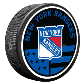 Mustang Puk New York Rangers NHL American Flag Pat Puck