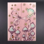 Antistresové omalovánky I Believe in Fairies, omalovánkové pohlednice, Klára Marková