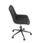 Pracovní židle, výškově nastavitelná, černá látka, KA-V3120 BK3
