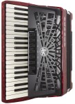 Hohner Bravo III 80 Red Silent Key