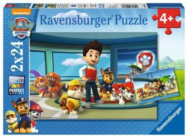 Ravensburger Tlapková patrola: Dobrý skutek - 2 x 24 dílků