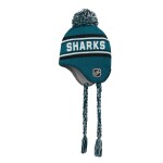 Outerstuff Dětská Zimní Čepice San Jose Sharks Jacquard Tassel Knit With Pom