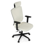 Kancelářská židle, houpací mechanismus, béžová látka, KA-W3137 BG