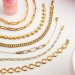 ELENYS Luminara Glow – pozlacený náramek 18K žluté zlato Délka náramku: 21,5+5 cm / max. 26,5 cm