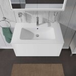 DURAVIT - L-Cube Umyvadlová skříňka 40x82x48 cm, 1 zásuvka, lesklá bílá LC614102222
