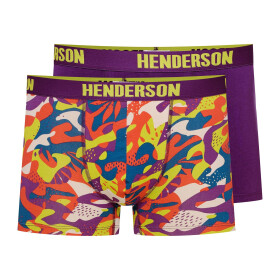 Pánské boxerky 2 pack 42621 Spin - HENDERSON vícebarevná 3XL