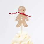 Meri Meri Sada na pečení cupcakes Gingerbread 24 ks, hnědá barva, papír