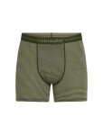 Pánské merino boxerky ICEBREAKER Mens Anatomica Boxers, Lichen/Dark Loden/S velikost: XXL