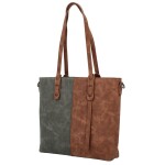 Trendy dámská kabelka na rameno MaxFly Ritta, šedá