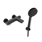 Vanová baterie SAT Evolution s vanovým setem 150 mm černá matná SATBSEVO222CSET1 SATBSEVO222CSET1