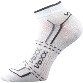 VOXX Ponožky krátké slabé REX 11 bavlněné BÍLÉ (3 páry) 43-46 113582