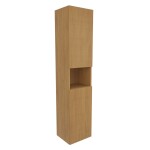 Koupelnová skříňka vysoká SAT Evolution 36x165x32 cm dub medový mat SATEVOV36DMK SATEVOV36DMK