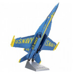 Metal Earth 3D kovový model F-18 Super Hornet Blue Angel