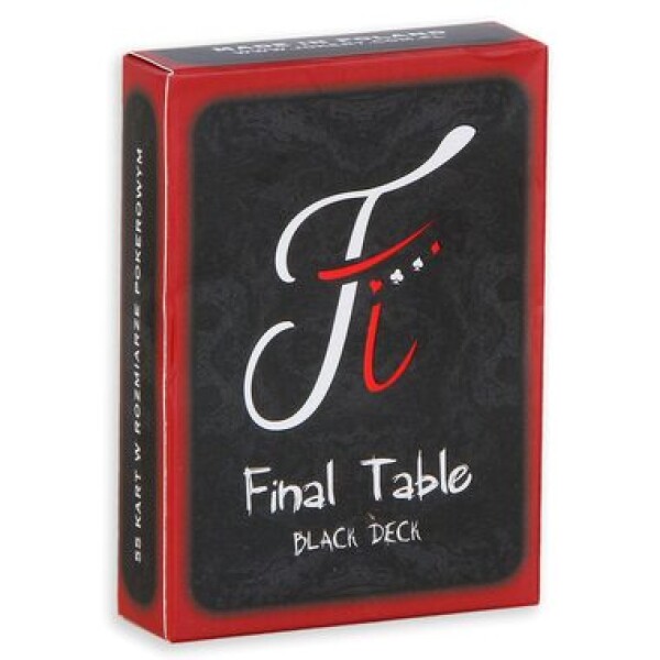 Karty Final Table Black Deck