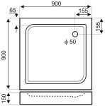 KERRA - Vanička univerzální čtvercová Victor Plus 90 5907548118080