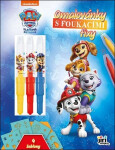 Tlapková patrola - Omalovánky s foukacími fixy