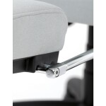 Kancelářské křeslo, synchronní mechanismus, stříbrná látka, KA-Y350 SIL