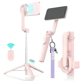 Araree Magfie Pod růžová / Selfie tyč s tripodem / MagSafe / Bluetooth dálková spoušť / Délka až 69 cm (AR60-01727D)