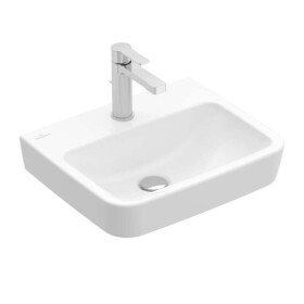 VILLEROY & BOCH - O.novo Umývátko 50x37 cm, bez přepadu, otvor pro baterii, alpská bílá 43445101