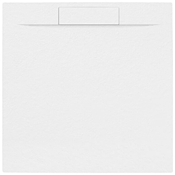 Sprchová vanička čtvercová SAT Fusion 90x90 cm litý mramor Blanco SATFU9090BL SATFU9090BL