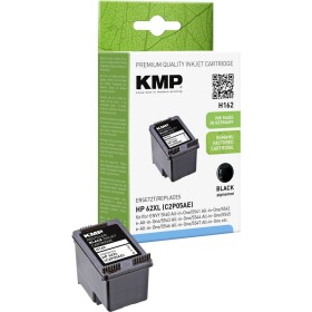 KMP Ink náhradní HP 62XL, C2P05AE kompatibilní černá H162 1741,4001 - HP 62XL - renovované