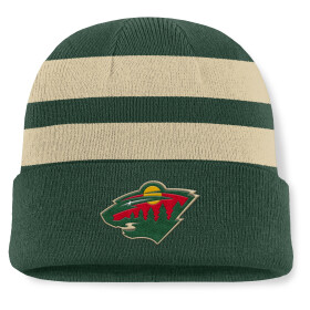 Fanatics Pánská zimní čepice Minnesota Wild NHL Swipe Cuffed Beanie