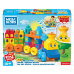 Mega Bloks First Builders hudební vláček s písmenky