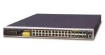 PLANET IGS-6325-24P4X / Switch průmyslový / L3 / 24x 1Gb RJ-45 / 4x 10Gb SFP+ / PoE 802.3at 440W / IP30 (IGS-6325-24P4X)